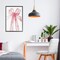 Stupell Industries Watercolor Pink Bow Illustration Framed Giclee, design by LSR Design Studio